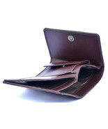 Elegant Handmade Dark Brown Horn Back Genuine Crocodile Leather Men Wallet - £141.21 GBP