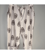 Skull Print Jogger Cropped Pants 3XL - $16.12 CAD