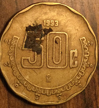 1993 Mexico 50 Centavos Coin - £1.03 GBP