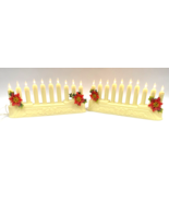 Vintage Plastic Christmas Candelabra Candolier 10 Light Candle Midget Bulb - $39.68 CAD