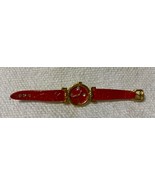 ⭕VTG, Art Deco, brooch, pin, enameled, hand painted, 6,5cm long, never worn - $263.43 MXN