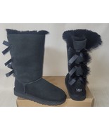 UGG BAILEY BOW Tall Black Boots Youth 3 = Women&#39;s US 5 NEW, No Box Tripl... - €120,27 EUR
