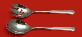 Chippendale by Towle Sterling Silver Salad Serving Set Pierced 10 1/2" Custom - $132.76