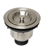 Stainless Steel (3.5) Sink Strainer Basket Ball Lock Rubber Stopper - $19.80