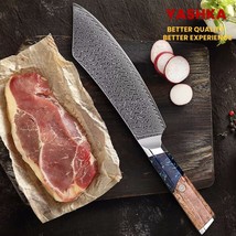 Chef Kitchen Knives Butcher Cleaver BBQ Meat Vegetables Cutting Tool Coo... - £52.38 GBP