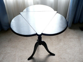 vintage drop leaf table - KING GEORGE III  Rare clover design (3 leaf) - £353.97 GBP