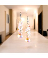 Canary Yellow Crystal Dangle Earrings | 2” Elegant Drop Jewelry | Gift f... - $272.68 MXN