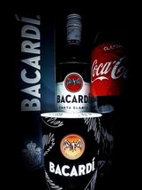 Bacardi Rum Advertising Metal  Sign 8x12in Vintage Mancave Man Cave Liqu... - $34.88 CAD