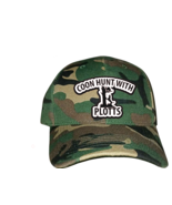 Cap Hat Woodland Camo Solid Back Dog Picture Coonhound Plott Coon Hunter... - $20.99