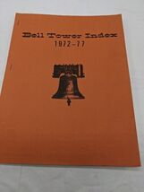 Vintage Bell Tower Index 1972-77 Ruth Conrad Booklet - $41.88 CAD