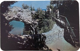 Postcard, Arch Rock, Mackinac Island, Michigan - £7.86 GBP