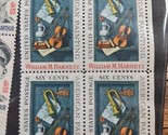 US Stamp American Painting William M. Harnett 6c Block of 4 - $1.89