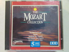 The Mozart Collection 5 Cd Set Treasury Of Great Classics S5D-6500-SL 4HRS 40MIN - £19.41 GBP