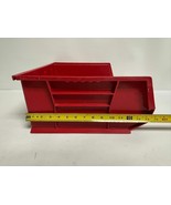 QUANTUM QUS-250 Hang &amp; Stack Plastic Storage Bin (7in x16 1/2in x14 3/4 in) - $12.00