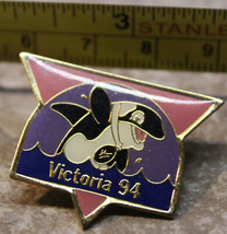 1994 Commonwealth Games Victoria Canada Orca Killer Whale Collectible Pin - £8.64 GBP