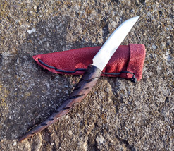 Handmade Knife, Antler Knife, Survival Knife, Outdoor Knife, Custom Knife,  - £46.29 GBP