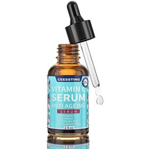 Vitamin C Serum Aging Facial Serum w/Hyaluronic Acid &amp; Retinol 1 Oz - £10.78 GBP