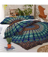 New Indian Mandala Printed Cotton Duvet Cover sets  Full /Queen Home Decor - $869.03 MXN