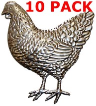 Metal Stampings Hen Chickens Poultry Fowl Game Birds STEEL .020&quot; Thickne... - £27.87 GBP