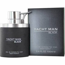 Yacht Man BLACK Cologne by Myrurgia 3.4 oz 100 ml EDT Eau de Toilette Men SEALED - £31.35 GBP