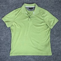 Banana Republic Shirt Mens Large Green Polo Short Sleeve Cotton Luxury A... - $11.81