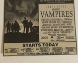 John Carpenter’s Vampires Vintage Movie Print Ad James Woods TPA10 - $5.93