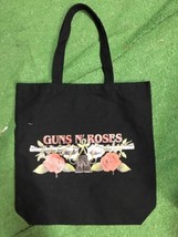 NEW Guns n Roses Tote Bag Black &amp; Red 100% Cotton Canvas Black Red 16&quot; x... - $9.99