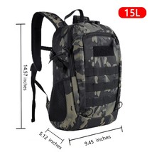 Outdoor Backpack Military RucksaMen 15L 20L Waterproof Sport Travel BackpaCampin - £58.52 GBP