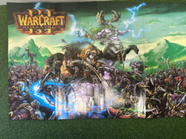 Warcraft III Reign of Chaos Promo Poster Blizzard Catalog 2002 RARE WoW - £35.20 GBP