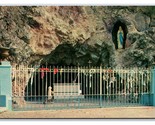 The Grotto Mission San Xavier Tucson Arizona AZ UNP Chrome Postcard F21 - £1.54 GBP