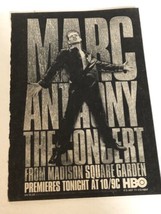 Marc Anthony The Concert HBO Tv Guide Print Ad TPA17 - £4.63 GBP