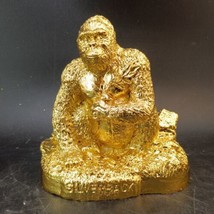 GORILLA Figurine (Award, Statue) With Hand-Laid Gilding  - $29.69
