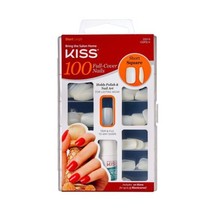 Kiss 100 Full Cover Nails Square Short 1 Pk. - $9.99