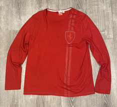 PUMA Scuderia Ferrari Red Long Sleeve Tshirt Mens Size XL - £20.75 GBP