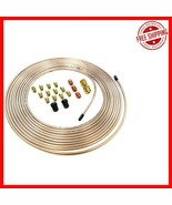 25 Feet Copper Nickel Brake Line - 0.028 Wall Thickness with Flares Incl... - $84.38 CAD
