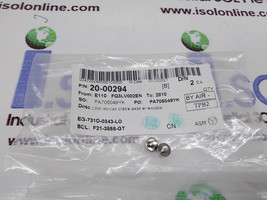 ASM 20-00294 SOC HD CAP SCREW M4X8 1/Washer Semiconductor Store Spare Lo... - $50.99