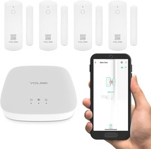 YoLink Smart Home Starter Kit: 4 Door/Window Sensors &amp; Hub Kit, Compatib... - £77.86 GBP
