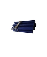 Blue chime candles bundle of 6, mini taper candle high quality beautiful... - $6.00