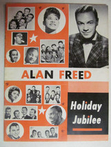 ALAN FREED HOLIDAY JUBILEE PLATTERS SAM TAYLOR ORIGINAL 1955 PROGRAM VER... - £311.49 GBP