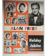 ALAN FREED HOLIDAY JUBILEE PLATTERS SAM TAYLOR ORIGINAL 1955 PROGRAM VER... - $395.99