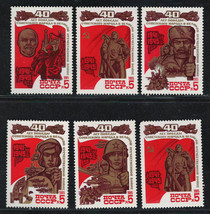 RUSSIA USSR CCCP 1985 Very Fine MNH Stamps Scott# 5349-5353 Victory over Fascism - £1.06 GBP
