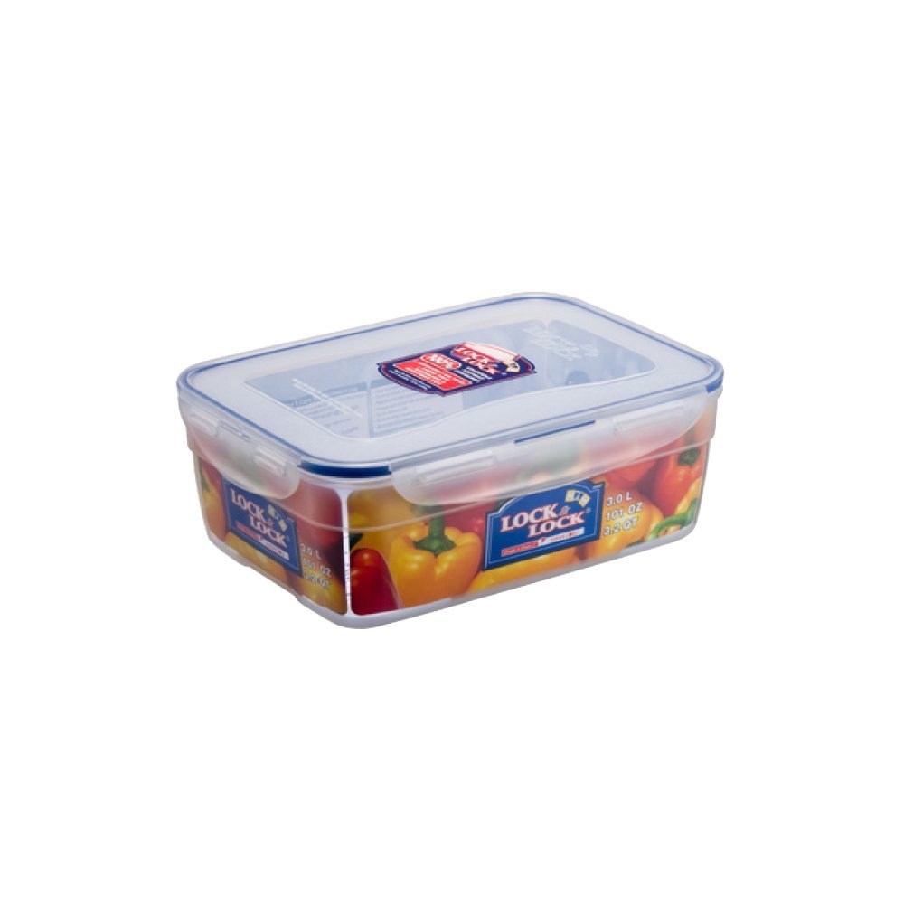 Lock & Lock 101-Ounce BPA Free Rectangular Nestable Style Container with Hook an - $40.58