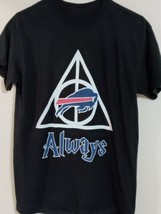 Buffalo Bills Deathly Hallows Always Harry Potter Shirt Womens Medium - £9.83 GBP