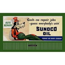 SUNOCO OIL AUTO REPAIRS GLOSSY BILLBOARD INSERT LIONEL/AMERICAN FLYER - £5.51 GBP