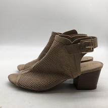 Unisa High Heel Slip On Dress Sandal Size 9M With Buckle Up Strap - £7.12 GBP
