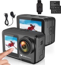 IceFox 5k Ultra HD Action Cam 30FPS 20MP Touch Screen 98Ft Waterproof Under- New - £98.51 GBP