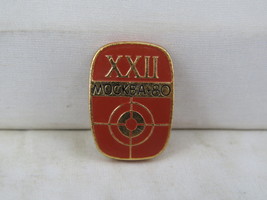 Vintage Summer Olympic Pin - Shooting Moscow 1980 - Stamped Pin - $15.00