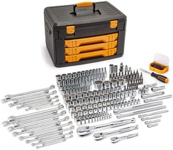 GEARWRENCH 243 Pc. 12 Pt. Mechanics Tool Set in 3 Drawer Storage Box - 8... - $433.48