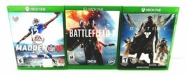 Destiny - Battlefield 1 - Madden NFL 16 Microsoft Xbox One Lot Great Cond Tested - $14.94