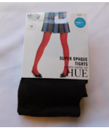 Hue Super Opaque Tights Smooth Control Top Size 3 5&#39;2&quot; - 6&#39;0&quot; Espresso 9... - £25.65 GBP